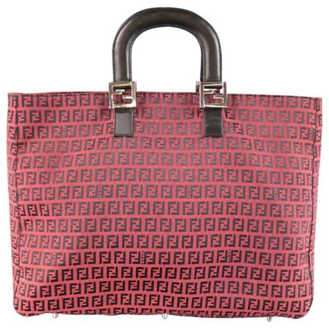 fendi red and black bag 2005|vintage fendi handbags sale.